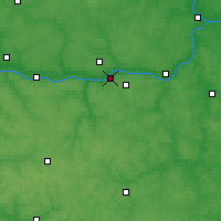 Nearby Forecast Locations - Kašira - Mapa