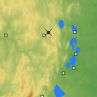 Nearby Forecast Locations - Verchnij Ufalej - Mapa