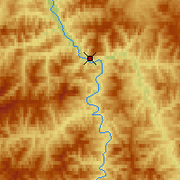 Nearby Forecast Locations - Ust'-Njukzha - Mapa