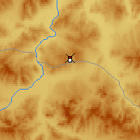 Nearby Forecast Locations - Kjachta - Mapa