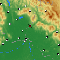 Nearby Forecast Locations - Užhorod - Mapa