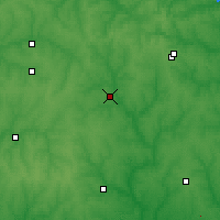 Nearby Forecast Locations - Kropyvnyckyj - Mapa