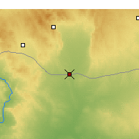 Nearby Forecast Locations - Tell Abyad - Mapa
