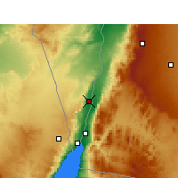 Nearby Forecast Locations - Jotvata - Mapa