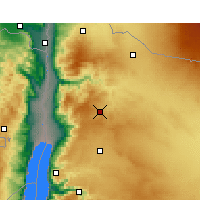Nearby Forecast Locations - Ammán - Mapa