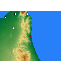 Nearby Forecast Locations - Fudžajra - Mapa