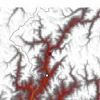 Nearby Forecast Locations - Čitrál - Mapa