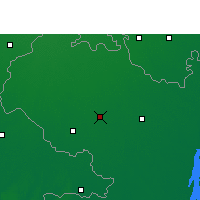 Nearby Forecast Locations - Saidpur (Letiště) - Mapa