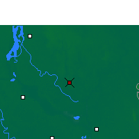 Nearby Forecast Locations - Dháka - Mapa