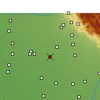Nearby Forecast Locations - Patiála - Mapa