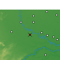 Nearby Forecast Locations - Ágra - Mapa