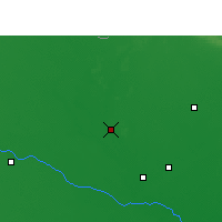Nearby Forecast Locations - Górakhpur - Mapa