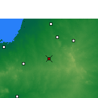 Nearby Forecast Locations - Rádžkot - Mapa