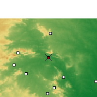 Nearby Forecast Locations - Džamšédpur - Mapa