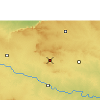 Nearby Forecast Locations - Aurangábád - Mapa