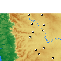 Nearby Forecast Locations - Kolhápur - Mapa