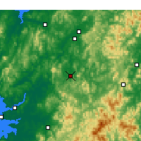 Nearby Forecast Locations - Tedžon - Mapa