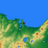 Nearby Forecast Locations - Abaširi - Mapa