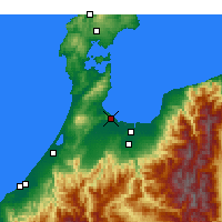 Nearby Forecast Locations - Fushiki - Mapa
