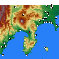 Nearby Forecast Locations - Mišima - Mapa