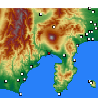Nearby Forecast Locations - Fudži - Mapa