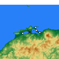 Nearby Forecast Locations - Macue - Mapa