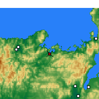 Nearby Forecast Locations - Maizuru - Mapa
