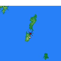 Nearby Forecast Locations - Tsushima (Letiště) - Mapa