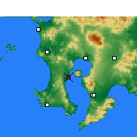Nearby Forecast Locations - Kagošima - Mapa