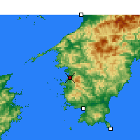Nearby Forecast Locations - Uwadžima - Mapa