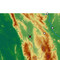 Nearby Forecast Locations - Mae Sot - Mapa