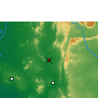 Nearby Forecast Locations - Wichian Buri district - Mapa