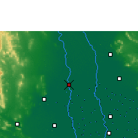 Nearby Forecast Locations - Supchanburj - Mapa
