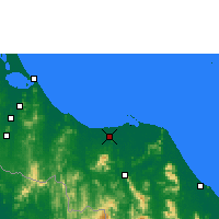 Nearby Forecast Locations - Pattani - Mapa