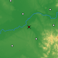 Nearby Forecast Locations - Charbin - Mapa