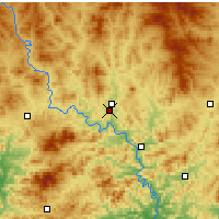 Nearby Forecast Locations - Čcheng-te - Mapa