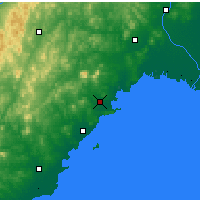 Nearby Forecast Locations - Chu-lu-tao - Mapa