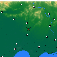 Nearby Forecast Locations - Tchang-šan - Mapa