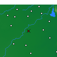 Nearby Forecast Locations - Ťüan-čcheng - Mapa