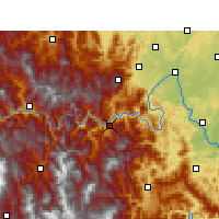 Nearby Forecast Locations - Ebian - Mapa