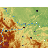 Nearby Forecast Locations - I-pin - Mapa