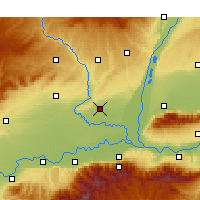 Nearby Forecast Locations - Dali - Mapa