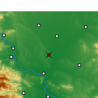 Nearby Forecast Locations - Lyanyi - Mapa