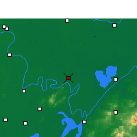 Nearby Forecast Locations - Ťien-li - Mapa