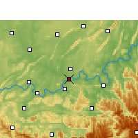 Nearby Forecast Locations - Lu-čou - Mapa