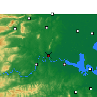 Nearby Forecast Locations - Čchang-te - Mapa