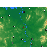 Nearby Forecast Locations - Čchang-ša - Mapa