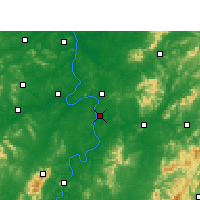 Nearby Forecast Locations - Ču-čou - Mapa