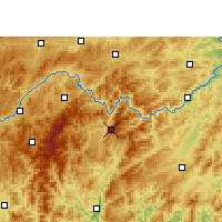 Nearby Forecast Locations - Jianhe - Mapa