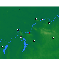 Nearby Forecast Locations - Chuaj-nan - Mapa